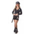 Фото #1 товара Маскарадные костюмы для взрослых Полицейский секси 4 Предметы Чёрный