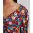 Топ спортивный Superdry Vintage с завязкой 70s Brown Floral, XS - фото #6