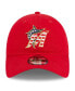 ფოტო #4 პროდუქტის Women's Red Miami Marlins 2023 Fourth of July 9TWENTY Adjustable Hat