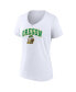 Women's White Oregon Ducks Evergreen Campus V-Neck T-shirt