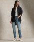 ფოტო #4 პროდუქტის Women's LA28 Olympic Oversize-Fit Denim Shirt