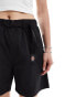 Dickies jackson tech nylon tape belt shorts in black- exclusive to asos