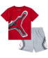 Toddler Boys Air Heat Map Graphic T-Shirt & Mesh Shorts, 2 Piece Set