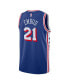 ფოტო #2 პროდუქტის Big Boys Joel Embiid Royal Philadelphia 76ers Swingman Jersey - Icon Edition