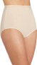Фото #1 товара Bali 253425 Women's Stretch Brief Panty Underwear Taupe Size Large