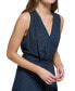 ფოტო #4 პროდუქტის Women's Trellis Surplice-Neck Midi Dress