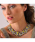 ფოტო #3 პროდუქტის Women's Yellow Stone Cluster Necklace