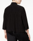 ფოტო #2 პროდუქტის R&M Richards Plus Size Cardigan, Beaded Open Front