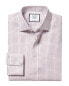 Фото #2 товара Charles Tyrwhitt Egyptian Twill Check Shirt Men's 16.5" - 35" Sing