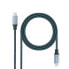 Фото #1 товара USB-C кабель 3.1 NANOCABLE 10.01.4102-COMB 2 m Черный/Серый (1 штук)