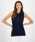 Women's Cotton Sleeveless Polo Top