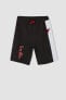 Фото #14 товара Fit Nba Chicago Bulls Regular Fit Spor Pamuklu Şort Y2965az22hs