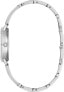 Фото #4 товара Guess 30MM Crystal Bangle Watch, Silver, One Size
