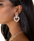 ფოტო #3 პროდუქტის 18K Gold Plated Dove Drop Heart Earrings