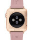 Фото #2 товара Ремешок для часов Coach розовый из резины для Apple® Watch 38/40/41мм