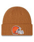 Фото #1 товара Men's Brown Cleveland Browns Core Classic Cuffed Knit Hat
