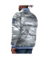 ფოტო #2 პროდუქტის Men's Silver Brooklyn Dodgers Cooperstown Collection Bronx Satin Full-Snap Bomber Jacket