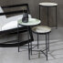 Side table 30 x 30 x 40,5 cm Black Taupe Iron