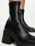 ASOS DESIGN Radiate mid-heel boots in black 44 - фото #7