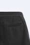 Linen - cotton bermuda shorts