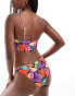 Фото #3 товара ASOS DESIGN Lillie one shoulder bikini top in multi abstract print