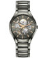 ფოტო #1 პროდუქტის Unisex Swiss Automatic True Gray Plasma Titanium Bracelet Watch 40mm
