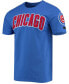 Фото #4 товара Men's Royal Chicago Cubs Team Logo T-shirt
