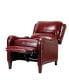 Leather Pushback Recliner chair with Adjustable Backrest for Livingroom