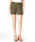 INC International Concepts Women's Linen Casual Shorts Olive 10