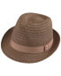 Фото #1 товара Who Ced Lafayette Braided Strips Fedora Men's Brown L