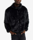 ფოტო #3 პროდუქტის Men's Faux Fur Full Zip Jacket