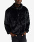 Men's Faux Fur Full Zip Jacket