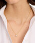 Фото #4 товара kate spade new york little Luxuries Gold-Tone Pavé & Crystal Square Pendant Necklace, 16" + 3" extender