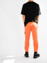 Фото #6 товара мужские брюки спортивные оранжевые зауженные летние трикотажные на резинке джоггеры Bikkembergs Spodnie