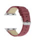Фото #2 товара Men's and Women's Apple Berry Wool Velvet, Leather, Stainless Steel Replacement Band 44mm