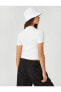 Топ Koton Basic Crop Tee YNeck