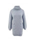 ფოტო #1 პროდუქტის Bellemere Women's Cashmere Turtleneck Mini-Sweater Dress