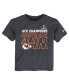 ფოტო #3 პროდუქტის Toddler Boys and Girls Anthracite Kansas City Chiefs 2023 AFC Champions Locker Room Trophy Collection T-shirt