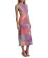 Women's Sequined Cutout Midi Dress
