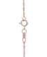 Macy's mother of Pearl (16mm) Rose Cameo 18" Necklace in 18k Rose Gold over Sterling Silver