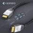 Фото #5 товара Sonero DisplayPort to HDMI Cable 5.0m - 5 m - DisplayPort - HDMI - Male - Male - Straight
