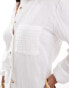 River Island linen shirt in white