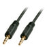 Фото #1 товара Lindy 0.25m Premium Audio 3.5mm Jack Cable - 3.5mm - Male - 3.5mm - Male - 0.25 m - Black