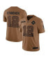 Фото #1 товара Men's Roger Staubach Brown Distressed Dallas Cowboys 2023 Salute To Service Retired Player Limited Jersey
