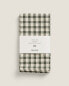 Gingham cotton napkins (pack of 2)