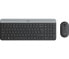 Фото #1 товара Logitech MK470 Slim Combo - Full-size (100%) - RF Wireless - AZERTY - Graphite - Mouse included