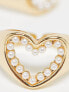 Pieces 2 pack rings with pearls in gold