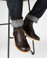 Фото #7 товара Men's Model 004 Wedge Sole Lace-Up Ankle Boots