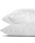 Circles Home 100% Cotton Breathable Pillow Protector with Zipper – White (8 Pack)