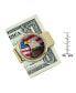ფოტო #2 პროდუქტის Men's American Bald Eagle Colorized JFK Half Dollar Money Clip